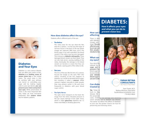 Farah Retina Consultants Diabetes Brochure
